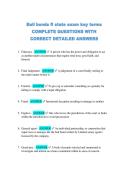 Bail bonds fl state exam key terms  COMPLETE QUESTIONS WITH  CORRECT DETAILED ANSWERS 