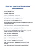 NURS 2350 Exam 1 Meds Questions With Complete Answers