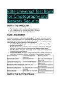 2026&sol;2027 Elite Test Bank&colon; Cryptography and Network Security&colon; Principles and Practice 8th Edition &lpar;88 Q&A&rpar;