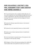 NURS 5336 MODULE 3 QUIZ PART 3 2026  FINAL ASSESSMENT STUDY GUIDE QUESTION  BANK VERIFIED ANSWERS A&plus; 