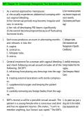 EMT-Chapter 24 -Gynecologic Emergencies Test Questions and Answers Graded A&plus;