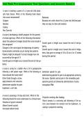 Vati Peds Pre-Assessment Test Questions and Answers Rated A