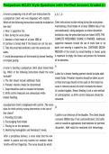 Postpartum NCLEX Style Questions with Verified Answers Graded A&plus;