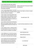 Capstone Med Surg Assessment Test with Answers Rated A
