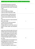 STROKE NCLEX TEST QUESTIONS WITH VERIFIED ANSWERS RATED A