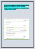 ATI PN Comprehensive Predictor 2023 Exit Exam&colon; 180 NGN Questions with Answers & Rationales