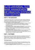 2026&sol;2027 Elite Test Bank&colon; Management Information Systems&comma; 10th Edition by Hossein Bidgoli &lpar;88 MCQs&rpar; 