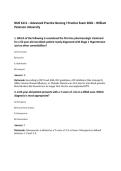 NUR 6111 Weeks 1-7 Advanced Pathophysiology Quiz 2026 &ndash; William Peterson University
