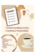 Verantwoordingsverslag Coaching en Begeleiding &vert; Groeps- en Individuele Coaching &vert; HBO Verpleegkunde &vert; Incl&period; SMART&comma; TOTE & Reflectie &vert; Cijfer 10