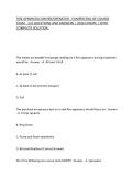 FIRE APPARATUS DRIVER&sol;OPERATOR - PUMPER END OF COURSE EXAM - 110 QUESTIONS AND ANSWERS &vert; 2026 UPDATE &vert; WITH COMPLETE SOLUTION&period;