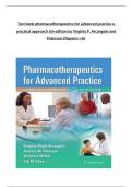Test Bank for Pharmacotherapeutics for Advanced Practice&colon; A Practical Approach 5th Edition Updated 2025&ndash;2026 Complete Exam Questions and Answers Study Guide for Advanced Practice Nursing Pharmacology Success