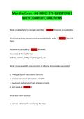 Man the Force - AG BOLC&vert; 270 QUESTIONS&vert;  WITH COMPLETE SOLUTIONS 