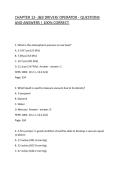 CHAPTER 12- J&B DRIVER&sol; OPERATOR - QUESTIONS AND ANSWERS &vert; 100&percnt; CORRECT&period;
