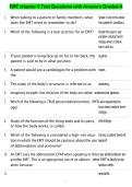 EMT chapter 5 Test Questions with Answers Graded A