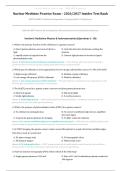 Nuclear Medicine Practice Exam NMTCB&sol;ARRT Certification 2026&sol;2027 &ndash; Questions and Answers Complete Exam Material