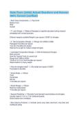 State Farm &lpar;2026&rpar; Actual Questions and Answers 100&percnt; Correct &lpar;verified&rpar;