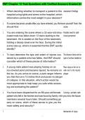 EMT Chapter 12 Test Questions with Verified Answers Graded A&plus;