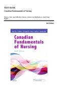 Test Bank for Canadian Fundamentals of Nursing 6th Edition Updated 2025&ndash;2026 Complete Exam Questions and Answers Study Guide for Potter & Perry Nursing Success