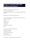 510 Exam 1 Questions With 100&percnt; Verified Correct Answers