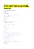 Clinical Simulation Newest Version &lpar;2026&rpar; Exam Questions and Verified Answers 100&percnt; Correct &lpar;A&plus;&rpar;