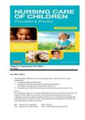 Nursing Care of Children 4th Ed Test Bank &vert; Principles & Practice &vert; Pediatric Nursing