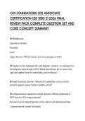 OCI FOUNDATIONS 202 ASSOCIATE  CERTIFICATION 1Z0 1085 21 2026 FINAL  REVIEW PACK COMPLETE QUESTION SET AND  CORE CONCEPT SUMMARY