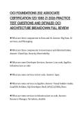 OCI FOUNDATIONS 202 ASSOCIATE  CERTIFICATION 1Z0 1085 21 2026 PRACTICE  TEST QUESTIONS AND DETAILED OCI  ARCHITECTURE BREAKDOWN FULL REVIEW