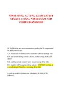 NR643 Final Exam Practice Questions & Answers &vert; Latest Update &vert; Nursing Course Exam Prep &vert; Verified Q&A
