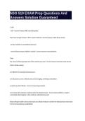 NSG 510 EXAM Prep Questions And Answers Solution Guaranteed