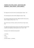 PUBHEPI 2410 FINAL EXAM - QUESTIONS AND ANSWERS &vert; 2026 UPDATE &vert; 100&percnt; CORRECT&period;