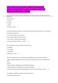 100 Test Questions MBA Research Marketing EOP Latest Exam and All Actual Answers 2026&period; 