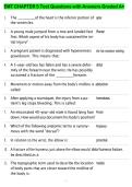 EMT CHAPTER 5 Test Questions with Answers Graded A&plus;