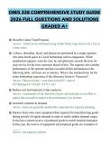OMIS 338 COMPREHENSIVE STUDY GUIDE 2026 FULL QUESTIONS AND SOLUTIONS GRADED A&plus;