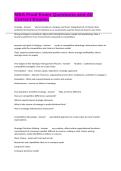 MBA Final Exam Questions and All Correct Exams&period;
