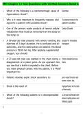 EMT Chapter 12 Test Questions with Verified Answers Rated A