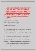 ATLS POST TEST EXAM- MCQ M POST TEST LATEST UPDATE