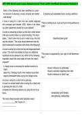 ATI RN Grief and Loss Assessment Test with Verified Answers Rated A