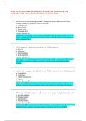 APHY 101 ANATOMY & PHYSIOLOGY FINAL EXAM QUESTIONS AND ANSWERS WITH WELL DETAILED EXPLANATIONS 2026&period;