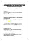 PECT SPECIAL EDUCATION CERTIFICATION EXAM PREK 8 MODULE 1&vert;ACTUAL QUESTIONS AND VERIFIED ANSWERS &vert;GRADED A&plus;&vert;PASS FIRST ATTEMPT&vert;BRAND NEW 2026 UPDATE&excl;&excl;&excl;&excl;