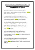 SPECIAL EDUCATION EC-12 CERTIFICATION EXAM&vert;ACTUAL QUESTIONS AND VERIFIED ANSWERS &vert;GRADED A&plus;&vert;PASS FIRST ATTEMPT&vert;BRAND NEW 2026 UPDATE&excl;&excl;&excl;&excl;