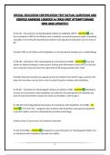 SPECIAL EDUCATION CERTIFICATION EXAM BUNDLE&vert;ACTUAL QUESTIONS AND VERIFIED ANSWERS &vert;GRADED A&plus;&vert;PASS FIRST ATTEMPT&vert;BRAND NEW 2026 UPDATE&excl;&excl;&excl;&excl;