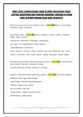 WSET LEVEL 3 MOCK EXAM&vert; WINE & SPIRIT EDUCATION TRUST &vert;ACTUAL QUESTIONS AND VERIFIED ANSWERS &vert;GRADED A&plus;&vert;PASS FIRST ATTEMPT&vert;BRAND NEW 2026 UPDATE&excl;&excl;&excl;&excl;