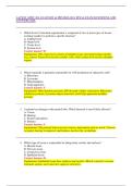 LATEST APHY 101 ANATOMY & PHYSIOLOGY FINAL EXAM QUESTIONS AND ANSWERS 2026&period;