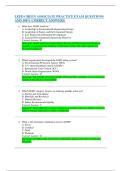 LEED GREEN ASSOCIATE PRACTICE EXAM QUESTIONS AND 100&percnt; CORRECT ANSWERS&period;