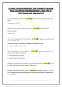 CICERONE CERTIFIED BEER SERVER LEVEL 2 EXAM&vert;ACTUAL QUESTIONS AND VERIFIED ANSWERS &vert;GRADED A&plus;&vert;PASS FIRST ATTEMPT&vert;BRAND NEW 2026 UPDATE&excl;&excl;&excl;&excl;