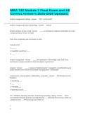 MBA 742 Module 1 Final Exam and All Correct Answers 2025-2026 Updated&period;