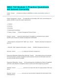 MBA 742 Module 1 Practice Questions All Solved Correctly&period;