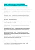 MBA 742 Module 2 Latest Exam Questions and All Correct Answers&period;