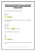 CICERONE CERTIFIED BEER SERVER TEST&vert;ACTUAL QUESTIONS AND VERIFIED ANSWERS &vert;GRADED A&plus;&vert;PASS FIRST ATTEMPT&vert;BRAND NEW 2026 UPDATE&excl;&excl;&excl;&excl;