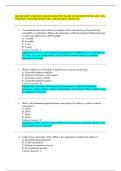 NRCME &lpar;DOT&rpar; CERTIFICATION EXAM TEST BANK EXAM QUESTIONS AND 100&percnt; VERIFIED ANSWERS WITH WELL DETAILED RATIONALE&period;